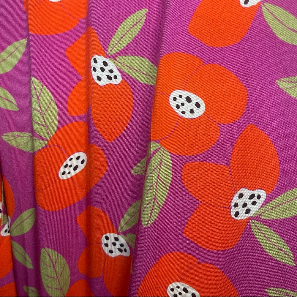 Floral Red Women's Pantsuit - Picture 8 of 8